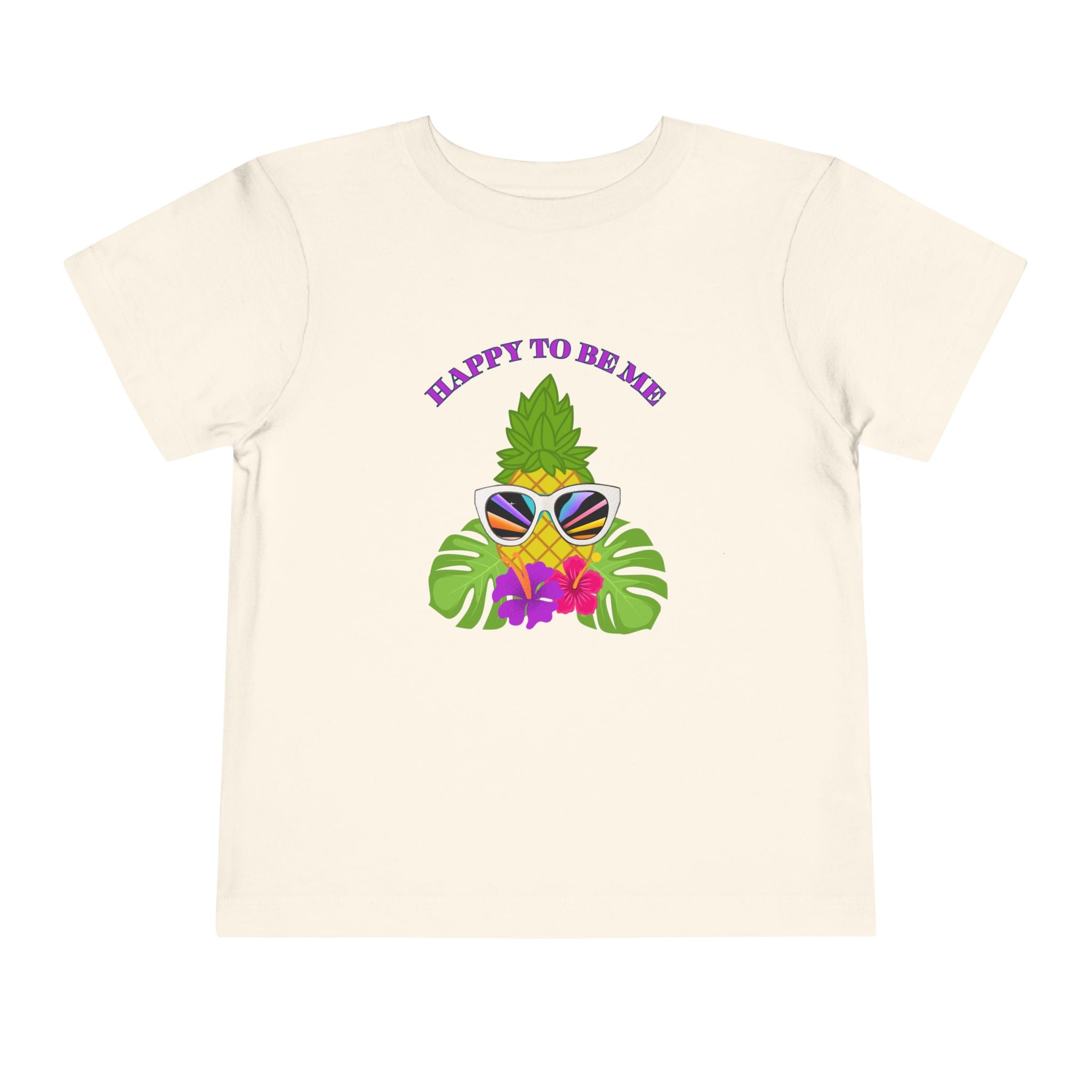 Toddler "Happy To Be Me" Short Sleeve Tee