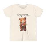 Kids "Flowers are Happiness" URSA Short Sleeve Tee