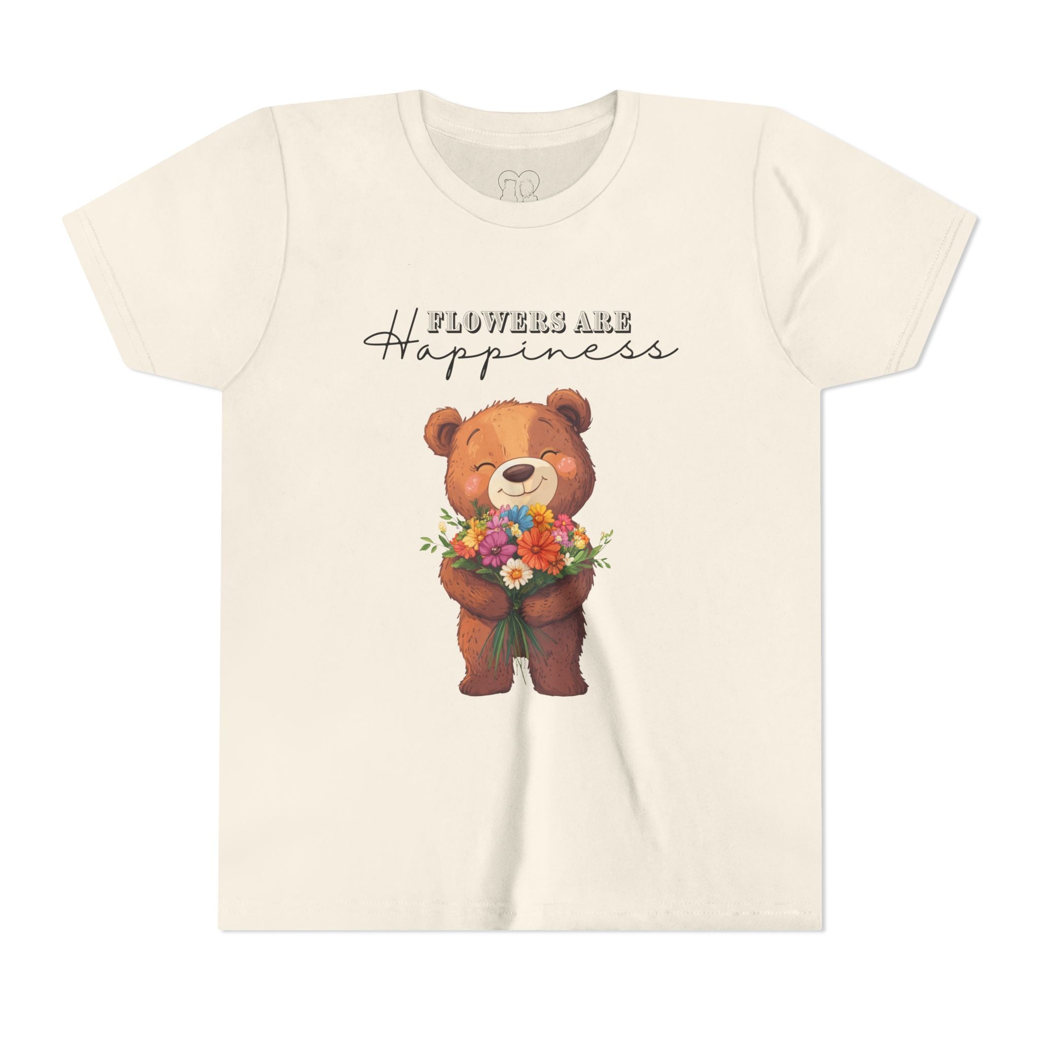 Kids "Flowers are Happiness" URSA Short Sleeve Tee
