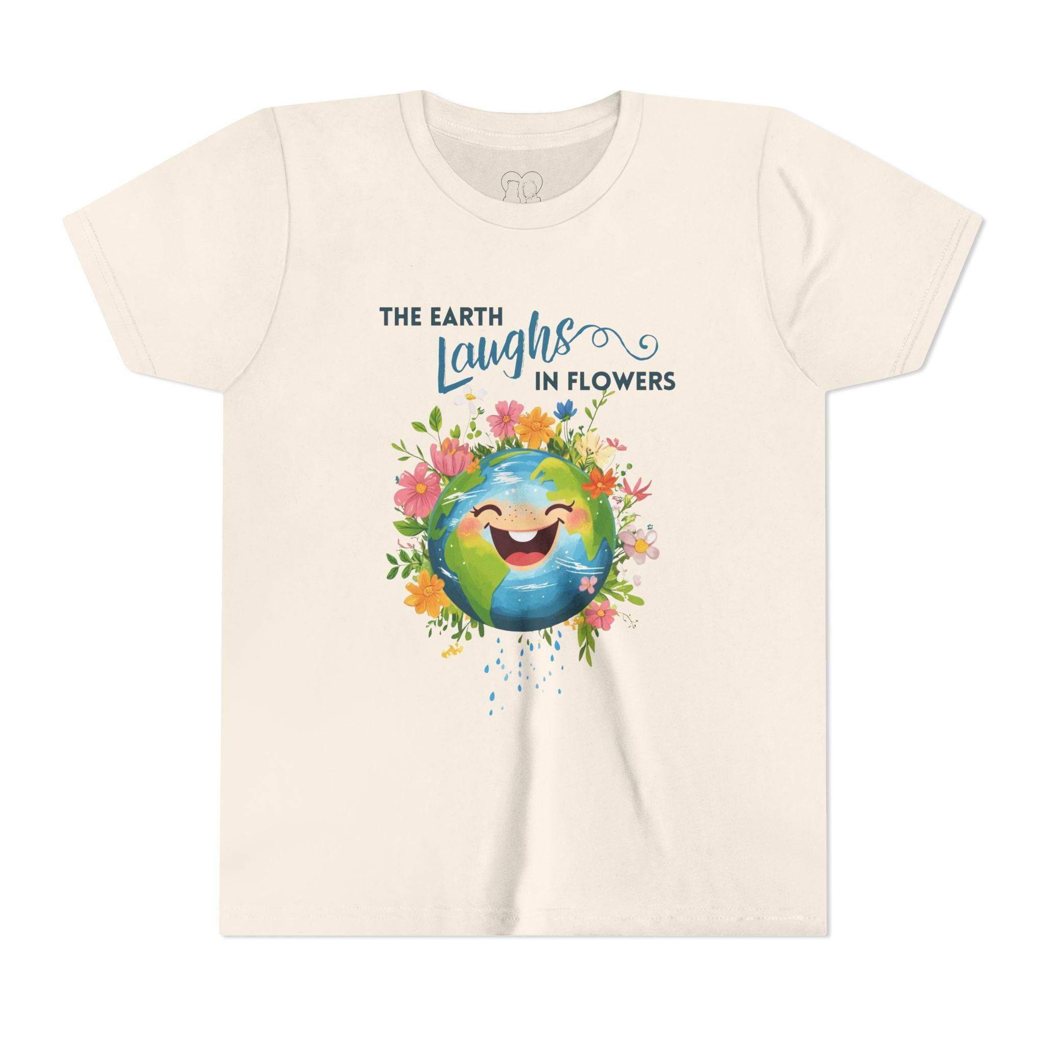 Kids "The Earth Laughs in Flowers" Unisex Short Sleeve Tee
