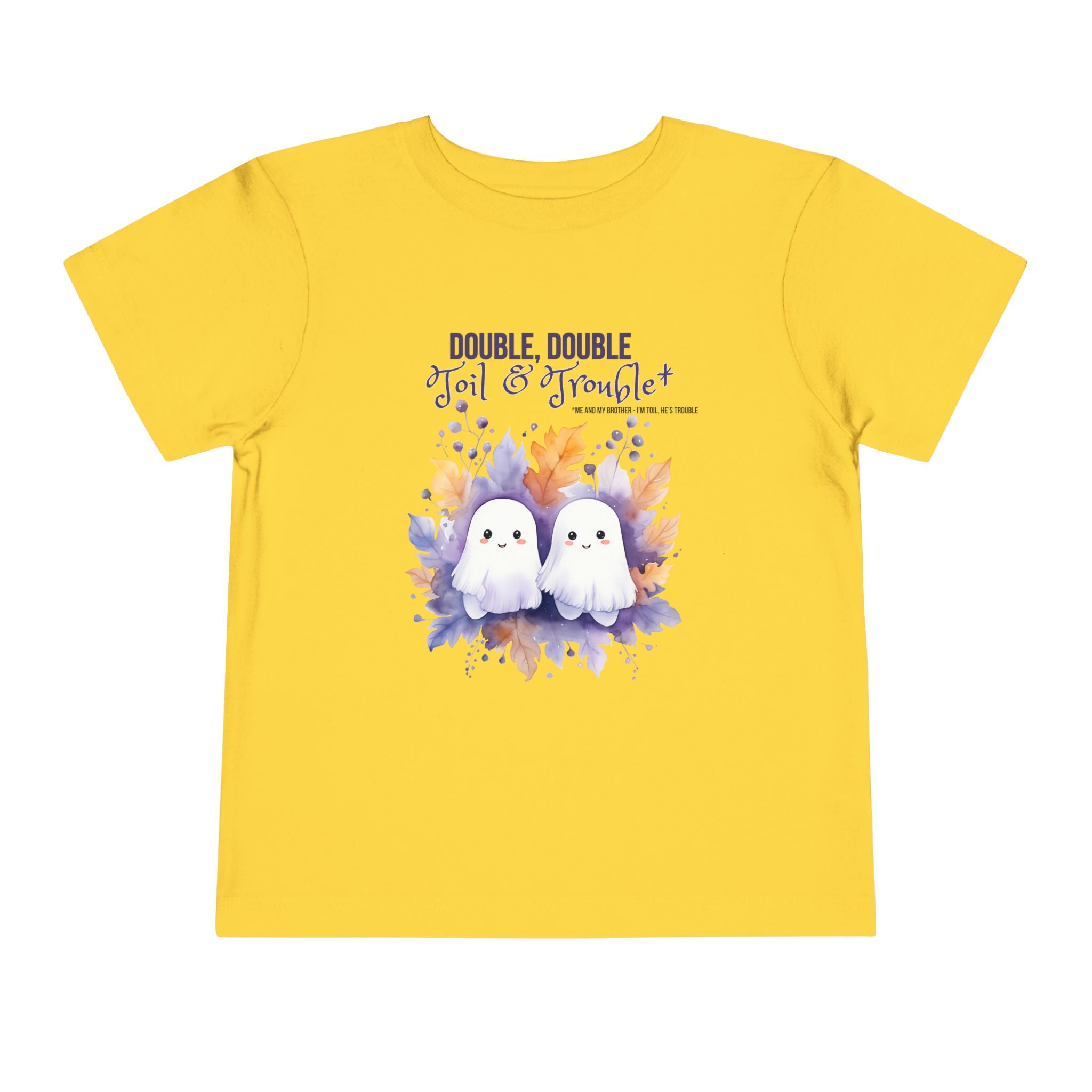 Toddler "Toil & Trouble" Brother Sibling Short Sleeve Tee