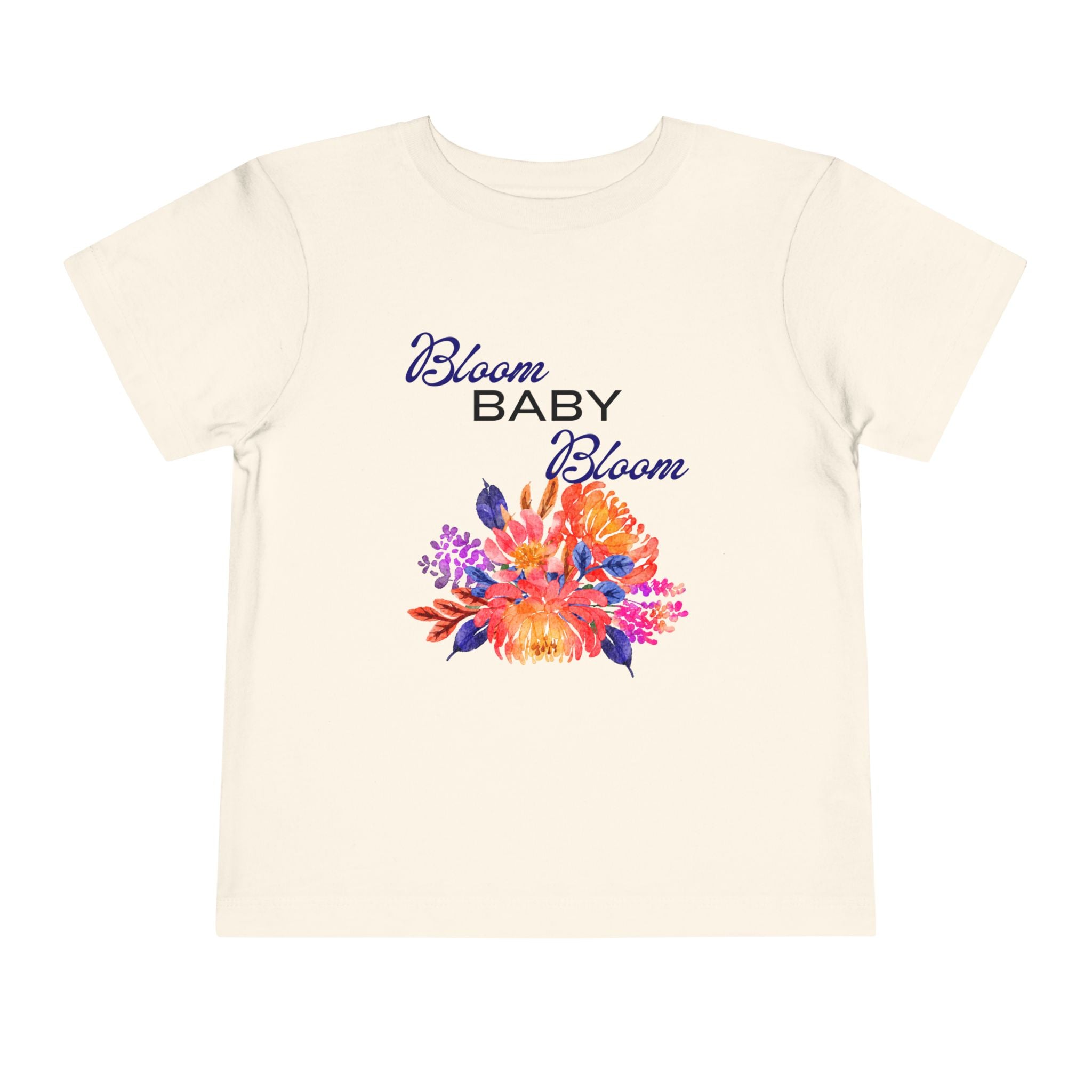 Toddler "Bloom Baby" Spring Floral Short Sleeve Tee