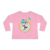 Toddler "Hoppy Easter" Unisex Long Sleeve Tee