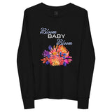 Kids "Bloom Baby" Spring Floral Unisex Long Sleeve Shirt (Moody Hues)